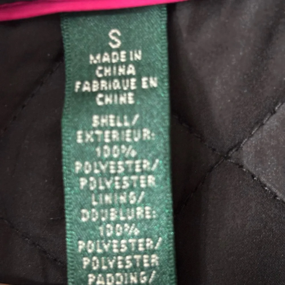 Lauren Ralph Lauren Black Utility Jacket‎ Quilted Design - Picture 5 of 8